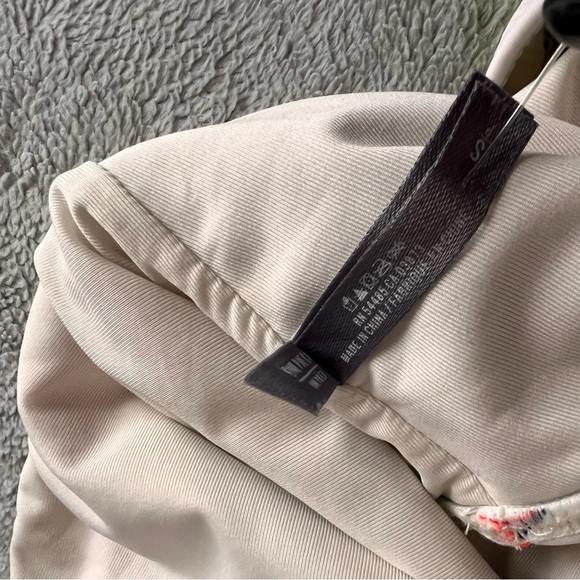 Aerie Neon Rainbow Multicolor Stripe Racerback Cutout One-Piece Swimsuit Small - Picture 10 of 14